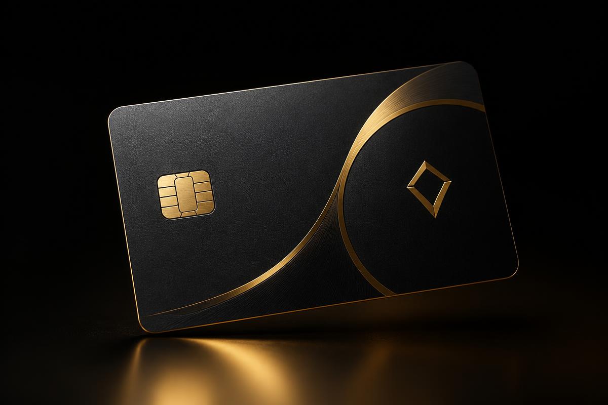 CBS black and gold digital membership card